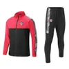 Cagliari Calcio Trainingspakken voor heren Warme wintersportkleding voor buitensport Casual sweatshirt met volledige ritssluiting en lange mouwen