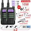 Walkie talkie 2pack Baofeng UV-16 Pro V2 10W Professional Walietalkie UV16Pro type-C Charger Długa zasięg Dwukrotna aktualizacja radiowa UV5R UV10R 221025