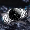 HBP Luxury Mens Watches Fashion Stainless Steel Quartz Wrist Watch Men Business Casual Watches