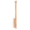 Brosse de bain sèche pour le corps, épurateur de dos antidérapant, manche court en bois, poils naturels, douche, masseur exfoliant, RRC105