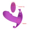 Erwachsene Massagegeräte drahtlose Fernbedienung 10 -Geschwindigkeit Dildo Vibrator Wearable Panties Clitoris Stimulator Spielzeug für Frauen