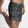 ランニングショーツサマースポーツメンジム衣料品フィットネストレーニングバミューダ男性ボディービルショートパンツ薄いビーチクイックドライボトム