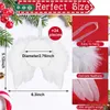 Warmteoverdracht Angel Wings Ornament Christmas Decoration veren hanger ronde aluminium plaat diy kerstboom hangende tag