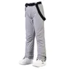 Skifahren BIB Hosen -30 Warm Unsex Damen und Herren Schnee Winter Outdoor Sport Gürtel Snowboardhose Wasserdicht Winddicht Skianzug Lätzchen L221025