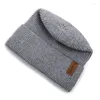 Berets unisex winterhoed toevoegen fleece warme pet dringende man stijlvolle zachte beanie voor mannen dames buiten dikke skisport gebreide ski -sporten