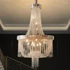 Chandeliers Led Loft Crystal Chandelier Modern Living Room Hanging Lamp Luxury Home Decor Indoor Lighting 2022 High Quality Lobby Lustre