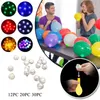 مصابيح طاولة 20pcs/مفتاح Lot Balloon LED فلاش مضيئة تومل إضاءة الشريط الفانوس عيد الميلاد ديكورات عيد ميلاد ديكور عيد ميلاد