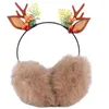 Berets Y166 Reindeer Earmuff Buckhorn Ear Muffs For Kids Women Teenager Girls Cute Earmuffs