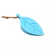 Carpets Leaves Shape Silicone Rubber Door Stop Stoppers Children Anti-Folder Hand El Security Card Hanging Safe Block