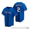 2021 M￤nner Baseball -Trikots #12 Rougned Odor 1 Elvis Andrus 29 Adrian Beltre 23 Mike Minor Beltre Lynn Custom Women Jugend Alternative Trikot