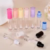 5 ml 8mlpackaging flaskor formsprutning Molning L￤ppf￤rgr￶r Rund l￤ppglasyr L￤ppstiftflaskekosmetik Container LK333