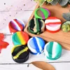 Storage Bottles 1PCS The Mini Round Non-stick Silicone Container For Wax Bho Oil Butane Vaporizer Silicon Jars Dab 10 Ml