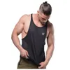 Tanques masculinos tops de homens marca de verão moda casual colar