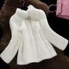 Women's Fur 2022 Autumn Winter Faux Coat Short Fashion Imitation Mink Korean L￶st l￥ng￤rmad jacka Y645