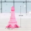 Articles de nouveauté Tour Eiffel Résine Artisanat Miniature Fée Jardin Bureau Chambre Décoration Micro Paysage Accessoire Cactus Jardinière Cadeau