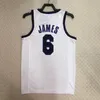 Men LeBron 23 6 James LA Basketball Jerseys Anthony 3 Davis 8 24 KB BRYANT Russell 0 Westbrook Stitched Maillots de basket With No 6 Patch Bill Russell