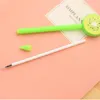 Personalidade coreana Fruit Lollipops Gel Pen Writing Stationery for Kids Presente Escola de Escola Creative Cut Kawaii