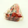 Hediye sargısı 100pcs sevimli kelebek plastik torbalar kalp şekli kurabiyeler şeker torbası kutusu düğün lehine ambalaj torbaları