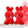 2023 chinesische Kaninchen Plüsch Spielzeug Puppe Niedlichen Hasen Deco Stofftier Kreative Neue Jahr Besonderes Geschenk 14cm7369166
