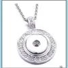 Pendant Necklaces Pendant Jewelry Pendants Of Tree Snap Necklace Without Chains Fit 12Mm Or 18Mm Button Dff0562 Drop Delivery 2021 C Dhjml