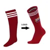 Chaussettes homme Footballball homme enfant Long Tube professionnel épaississement coton Sports Club personnalisé genou antidérapant respirant