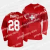 Maillots de hockey Suisse Hockey féminin Ida 2022 Winter Home Jersey Alina Marti Saskia Maurer Caroline Spies Lutz Phoebe Staenz Keely Moy Rahel Enzler