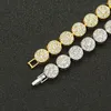 Link bransoletki 9 mm bioder biżuterii biżuterii łańcuch tenisowy łańcuch jeden rzędowy bransoletka męska moda męska