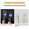 Hooks 30x Transparent Wall Hangers Self Adhesive Door Hanger Suction Heavy Load Rack For Kitchen Bathroom Accessories