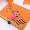 Nyckelringar Lanyards Key Chain Designer Sika Deer Gold Classic Hook Bag Car