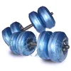 Dumbbells Men Gym Weight Dumbbell Conjunto de água sem deslizamento Ferramentas de exercícios de fitness ajustáveis