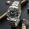 2022-Hot Relógios Masculinos 40mm Relógio Mecânico Automático Aço Inoxidável Azul Preto Cerâmica Safira Relógios de Pulso Super luminoso montre de luxe