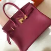 Birkinbag Designers Dambags Designer High Endate Bag Sag Top Layer Togo Calf Кожаная сумочка с одно плечо H Семейство классическая замок большой AYW