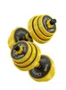 Dumbbells 25 kg de halteres ajustáveis/barra definido sem deslizamento Holdizador de peso Dumbbell com equipamento de fitness de treinamento da haste de conexão