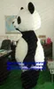 Traje de mascote de urso de urso branco preto de gato branco ailuropus bearcat mascotte de desenho animado de caráter de caráter nº173