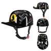 Capacetes de motocicleta Personalidade Baseball Scooters Electric Scooters Conclua meio capacete Acessórios Capacte de Moto Jet Casque Dot