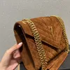 Designer Loulou axelväskor Klassiska kvinnliga handväskor plånbok glidkedjan lady messenger aftonväska täcker crossbody pack