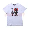 Mens Designer T Shirt Streetwear Men Women Big V Hip Hop Short Sleeve Letter Printing Tees Size S-XL