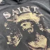Designer SAINT Hoodie The Road To Redemption Of Original Sin Men Women's High Street Water Washing And Old Vintage Fashion Hooded