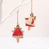 Decora￧￣o de Natal Criativo de ferro criativo anjo pendente rural vintage christma pingente pendurado ornamentos