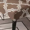 Camas de cadeira Capas de pássaros xadrez de capa de capa de capa de capa de pássaro elástico Têxtil caseira