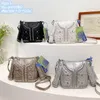 Wholesale factory ladies shoulder bags 2 styles street fashion rivet handbag personalized clothes styling punk backpack sweet cute chain messenger bag 94463#