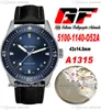 GF Fifty Fathoms Bathyscaphe A1315 Automatik-Herrenuhr 43 mm 5100-1140-O52A, Stahlgehäuse, Keramiklünette, blaues Zifferblatt, Segeltucharmband, Super Edition Puretime B2