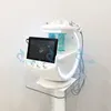 Smart Ice Blue Hydro Dermabrasion Machine 7 in 1 Hydra Facial Oxygen Facial Sprayer Aqua Peel RF Wrinkle Removal