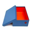 2023 Herren-Damenmode-Schuhboxen Extra-Box für Herren-Damen-Sneaker-Schuhbox im Originalstil mit braunen, beige und roten Schnürsenkeln