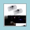 Dekorativa ljusbilar LED DOOR Light Ghost Shadow Welcome Laser Projector Lights Logo Dekorativ belysning f￶r Infint FX G M EX QX DR DHCTH