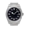 男性用の明るい時計時計メンズグリーンクリスタルガラスBPオートマチック2813ムーブメントエアサファイアキングブラックDLCコーティングPVD B2679