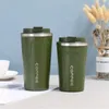 12oz 17oz Stainless Steel Coffee Mugs Double Wall Insulated Cup with Leakproof Lid Portable Travel Tumblers