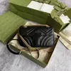 패션 Marmont Women Luxurys 디자이너 가방 가방 핸드백 체인 화장품 메신저 쇼핑 숄더백 토트 레이디 월렛 지갑