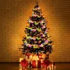 حامل البطارية LED Fairy Lights Strings 1M 2M 4M 5M 10M أقواس الشريط عيد الميلاد مع زخارف شجرة عيد الميلاد LED العام الجديد ديكور المنزل