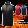 Heren Vesten 15 Plaatsen Verwarmd Vest Mannen Vrouwen USB Opladen Jas Verwarming Kleding Outdoor Sport Winter